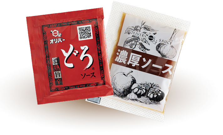 どろソースと濃厚ソース
